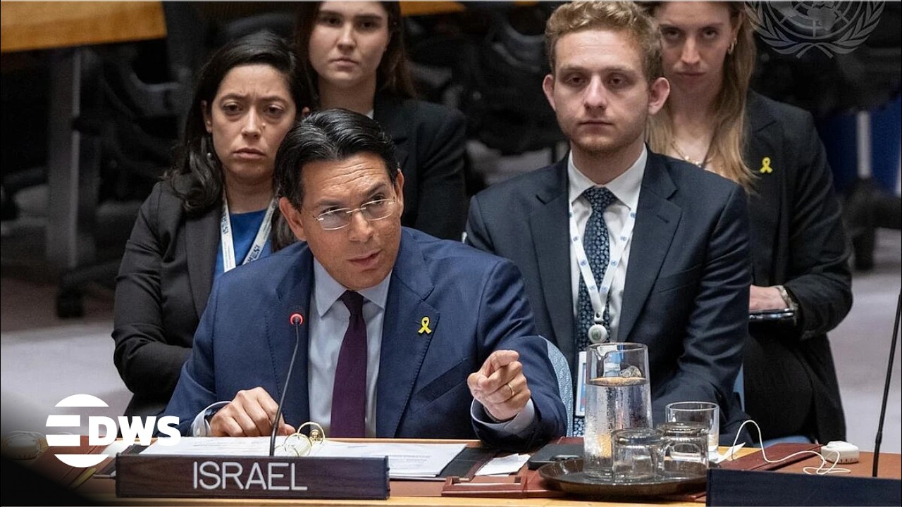 FULL PRESSER: Israeli Ambassador Danny Danon Addresses UN Stakeout on Iran Conflict | AC15