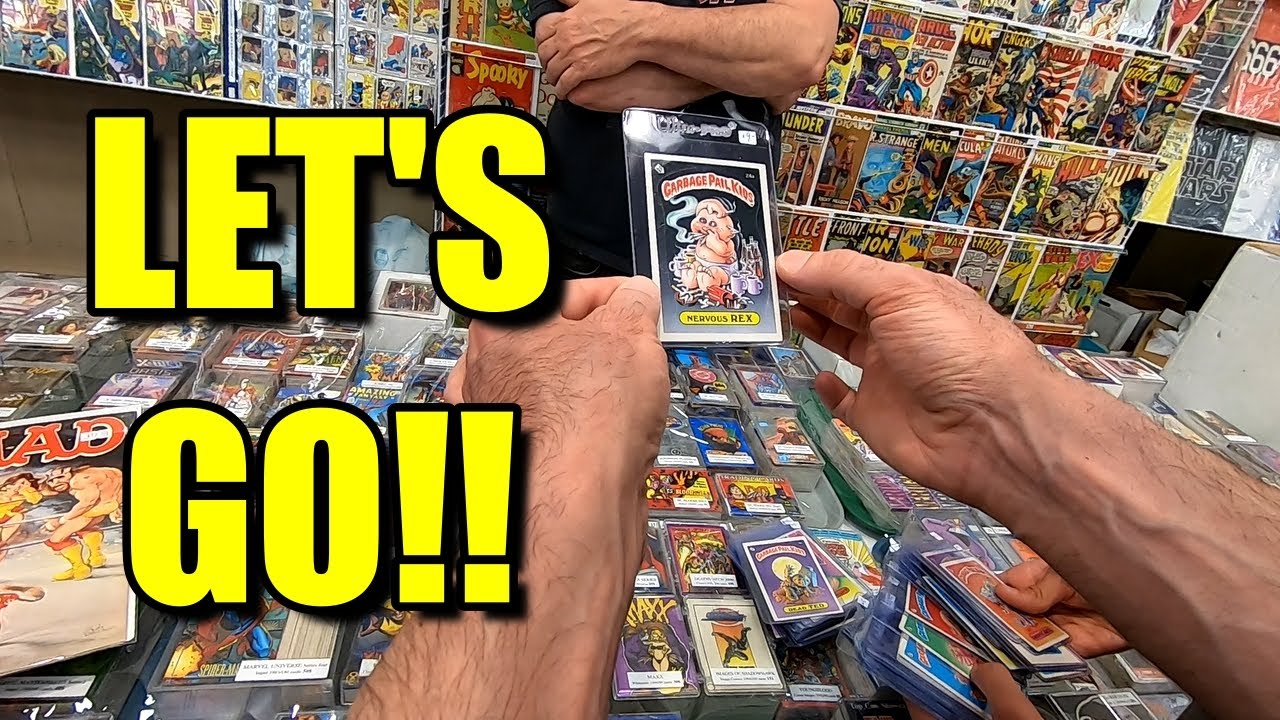 Treasure Hunting ORIGINAL Garbage Pail Kids Cards!