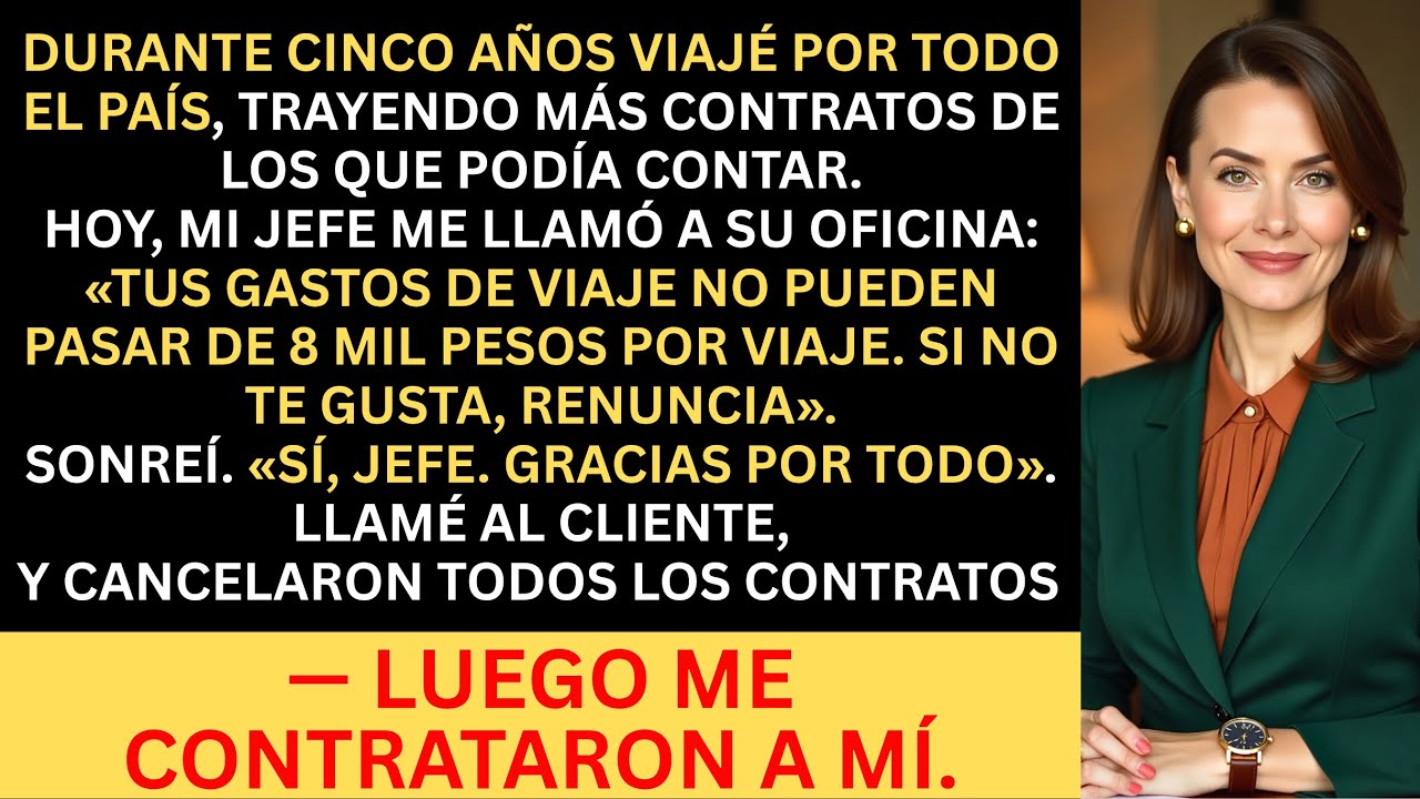 Mi jefe etiquetó mis viajes de trabajo como una carga — así que me fui.