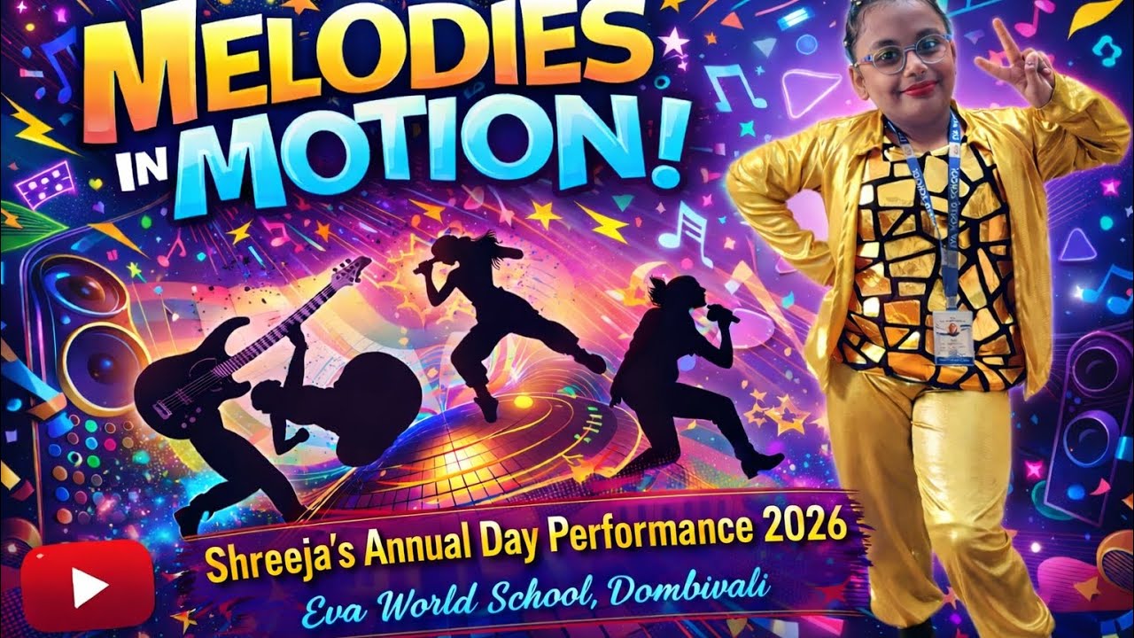 Shreeja's Annual Day Performance 2026 Eva World School Dombivali #eva #annualfunction #evaworldschoo