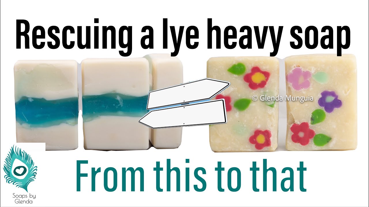 Fixing a lye heavy soap - from CP to HP