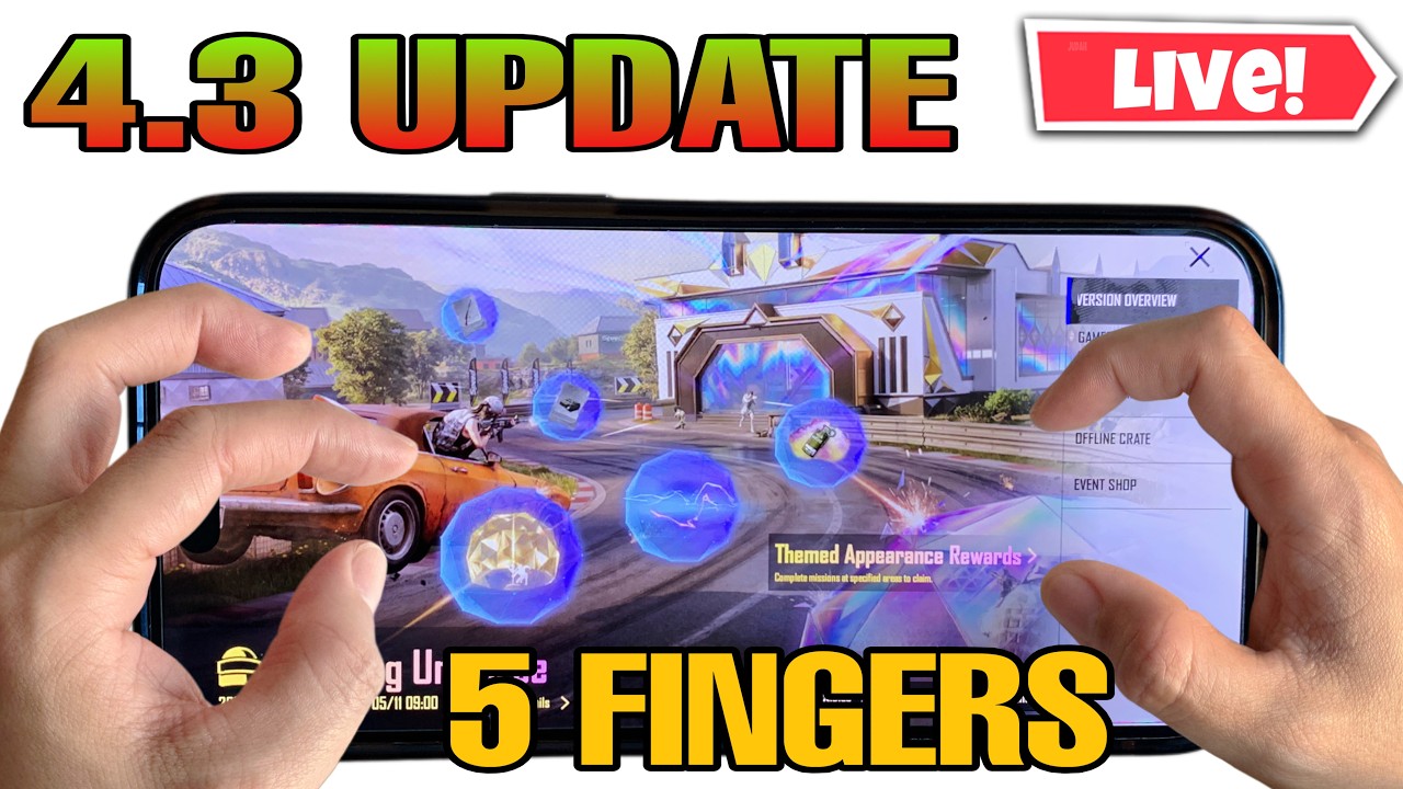(vertical) PUBG mobile 4.3 update evolving universe in 15 pro max live  #pubgmobile#bgmi#handcam