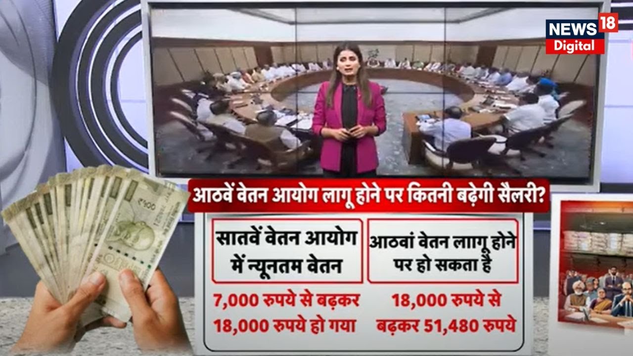 8th Pay Commission News: कर्मचारियों की सैलरी बढ़ेगी पर कितना ?| PM Modi | Breaking|Salary Hike|N18V