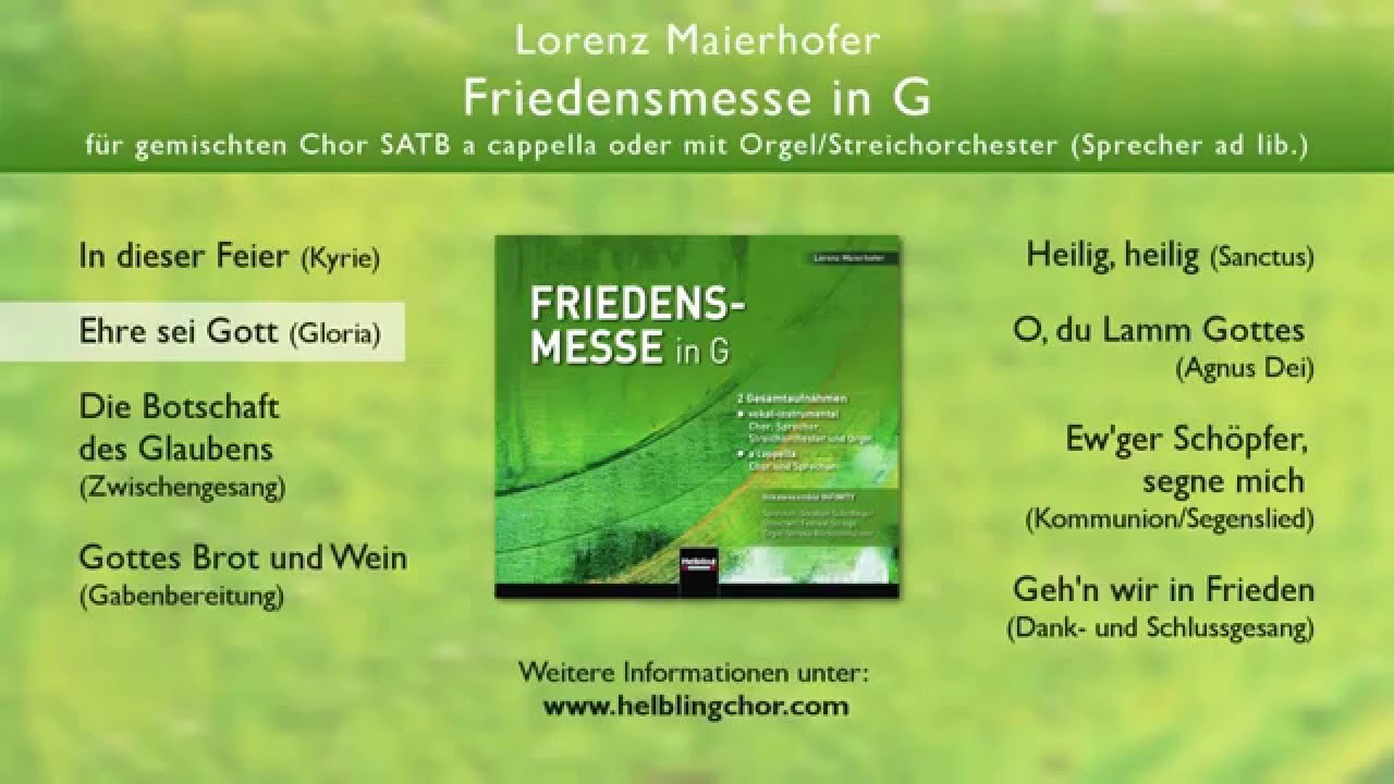 Lorenz Maierhofer - Friedensmesse (Sampler)