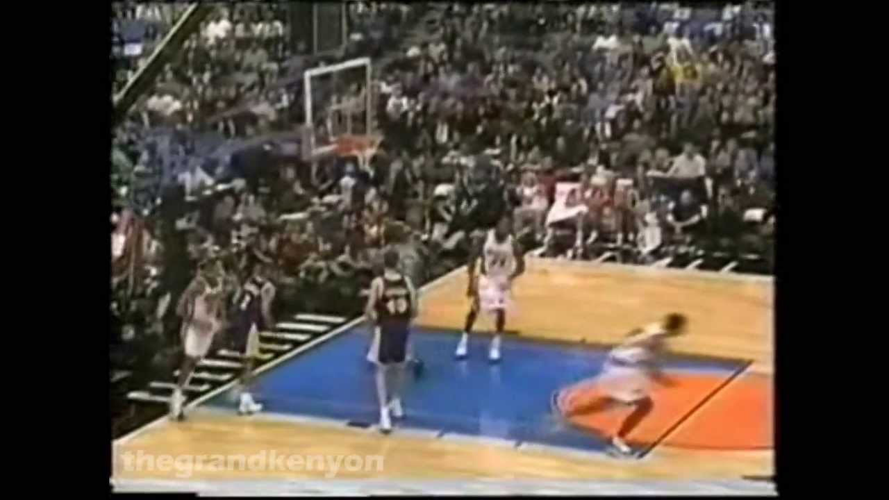 Kerry Kittles 2 alley-oop dunks vs. West Rookies