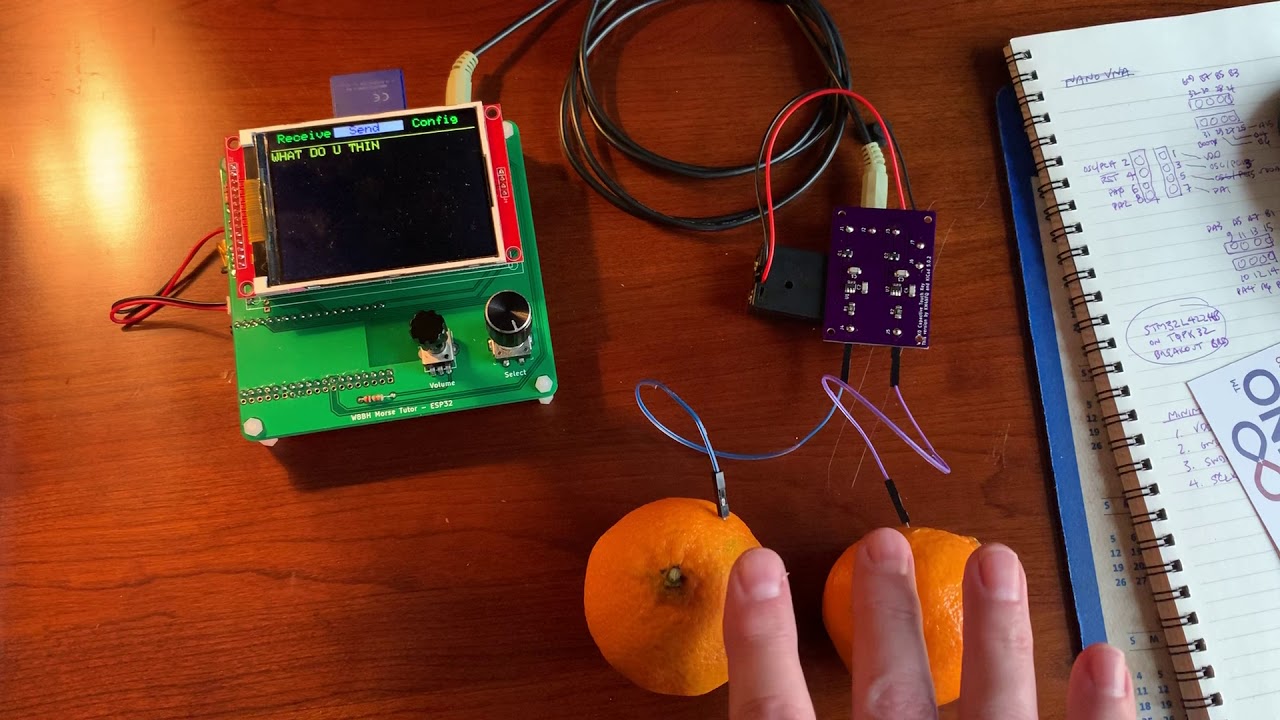 Morse Code with Oranges