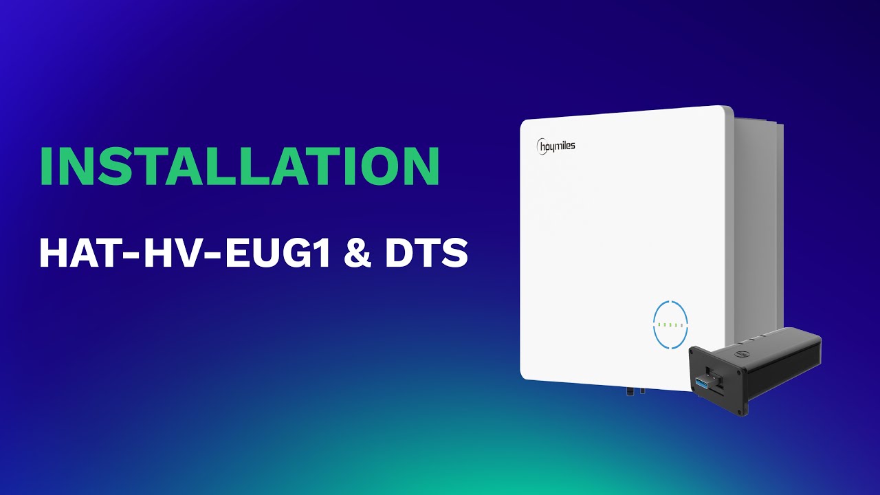 Three-phase AC-coupled Inverter HAT-HV-EUG1&DTS Installation