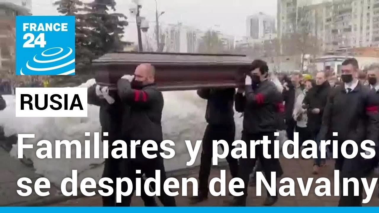 Alexéi Navalny fue sepultado en el cementerio Borisovskoye de Moscú