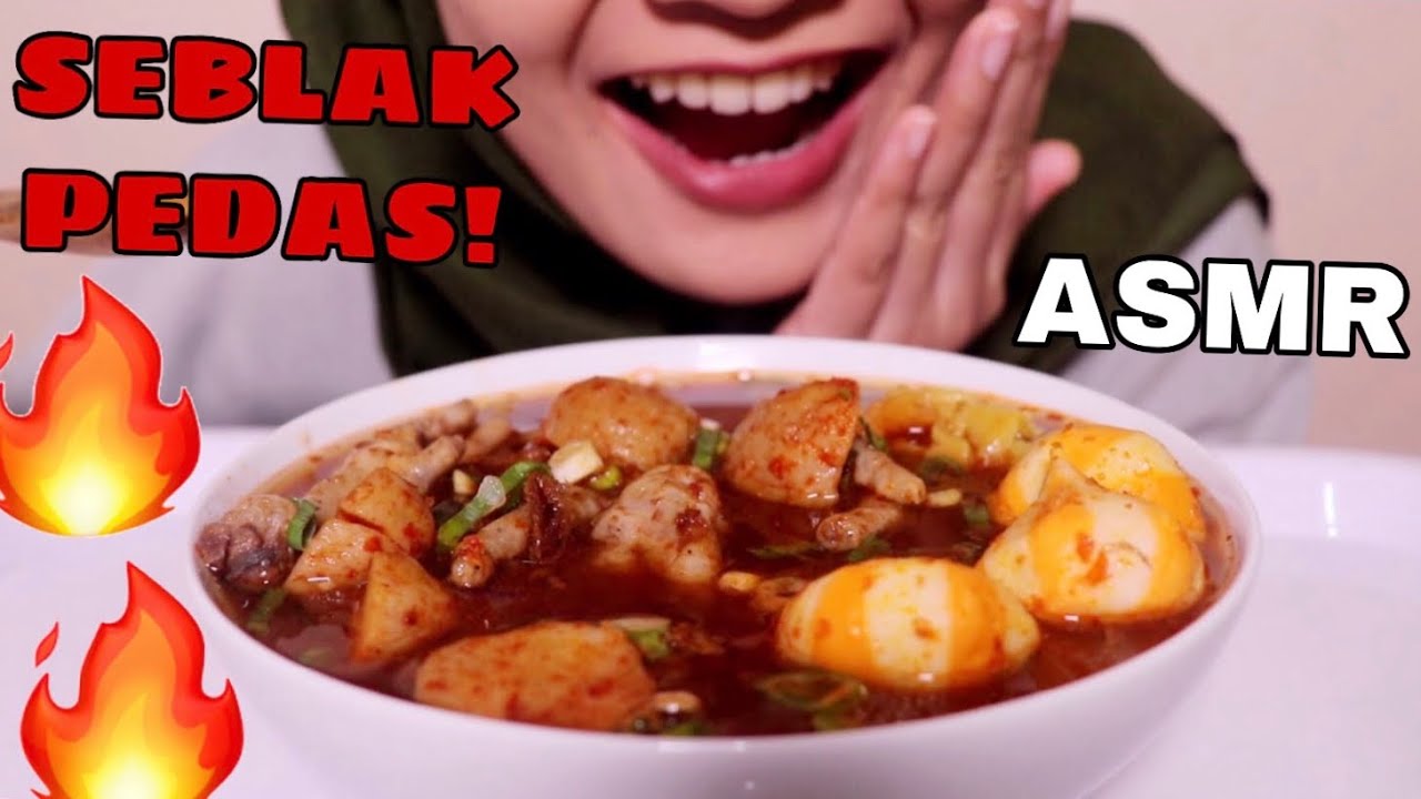 ASMR Eating Sounds: Seblak