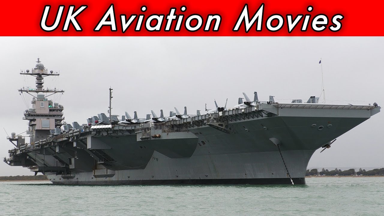 Up close with USS Gerald R. Ford in Portsmouth harbour [4K]
