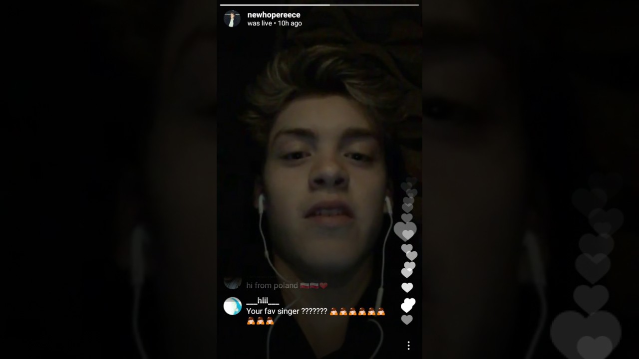 Reece Bibby - Instagram Livestream (August 2nd, 2017)