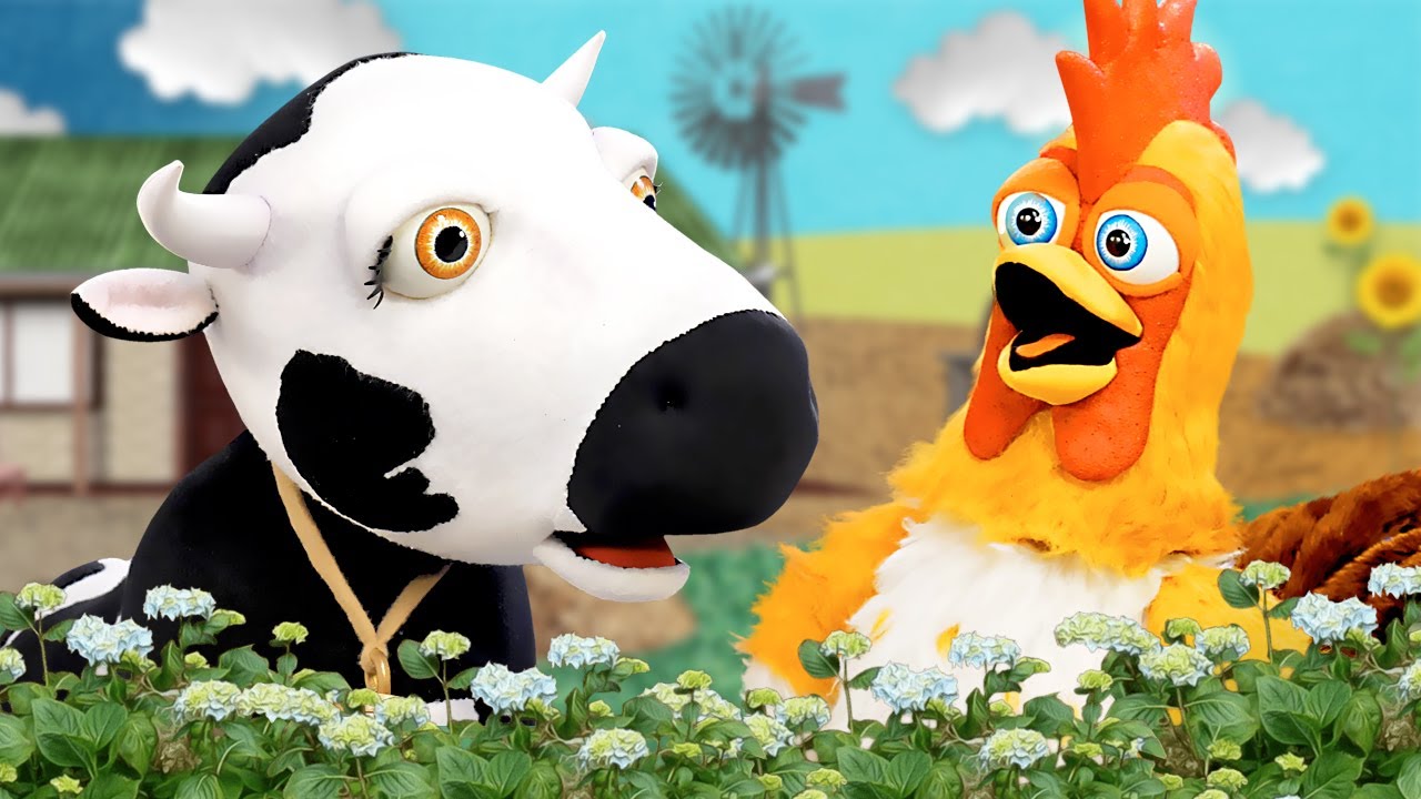 Les Marionnettes de la Ferme | CHANTONS À LA FERME 🧸 Vidéos pour enfants
