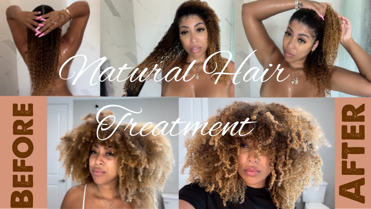 Restoring Damaged Hair! (Natural Hair Treatment Routine)