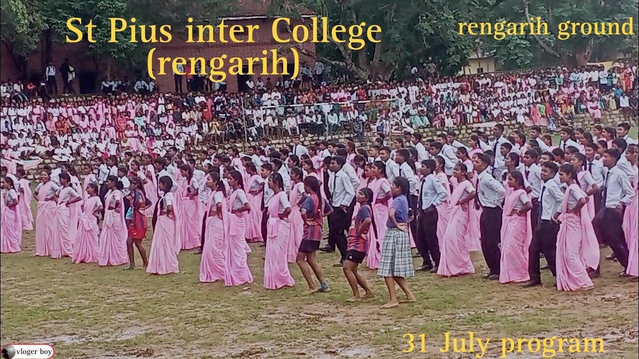 Rengarih parish program ( St Pius inter College rengarih students dance video) 31 July program ❤️