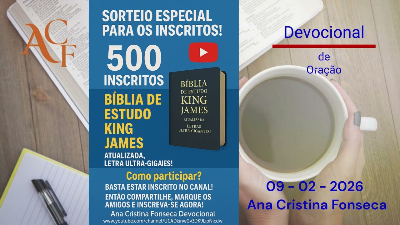 Devocional de Oração   09  de Fevereiro de 2026