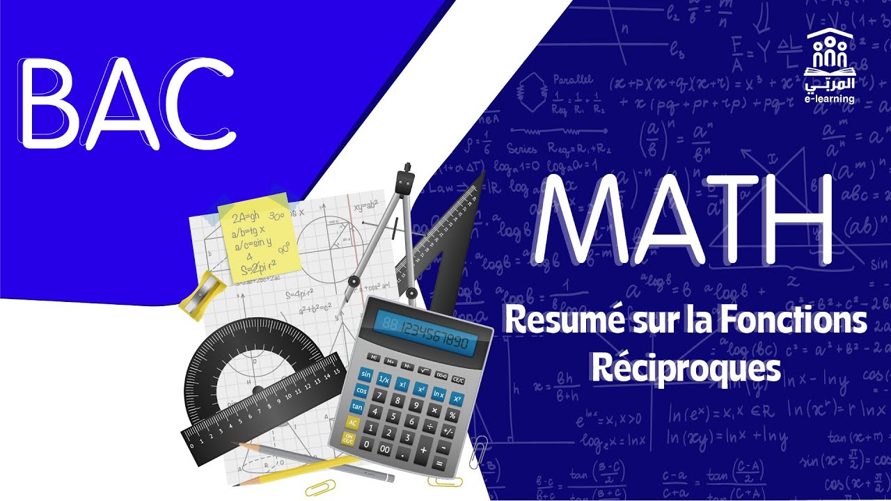 Bac sciences | Math | Resumé sur la Fonctions Réciproques