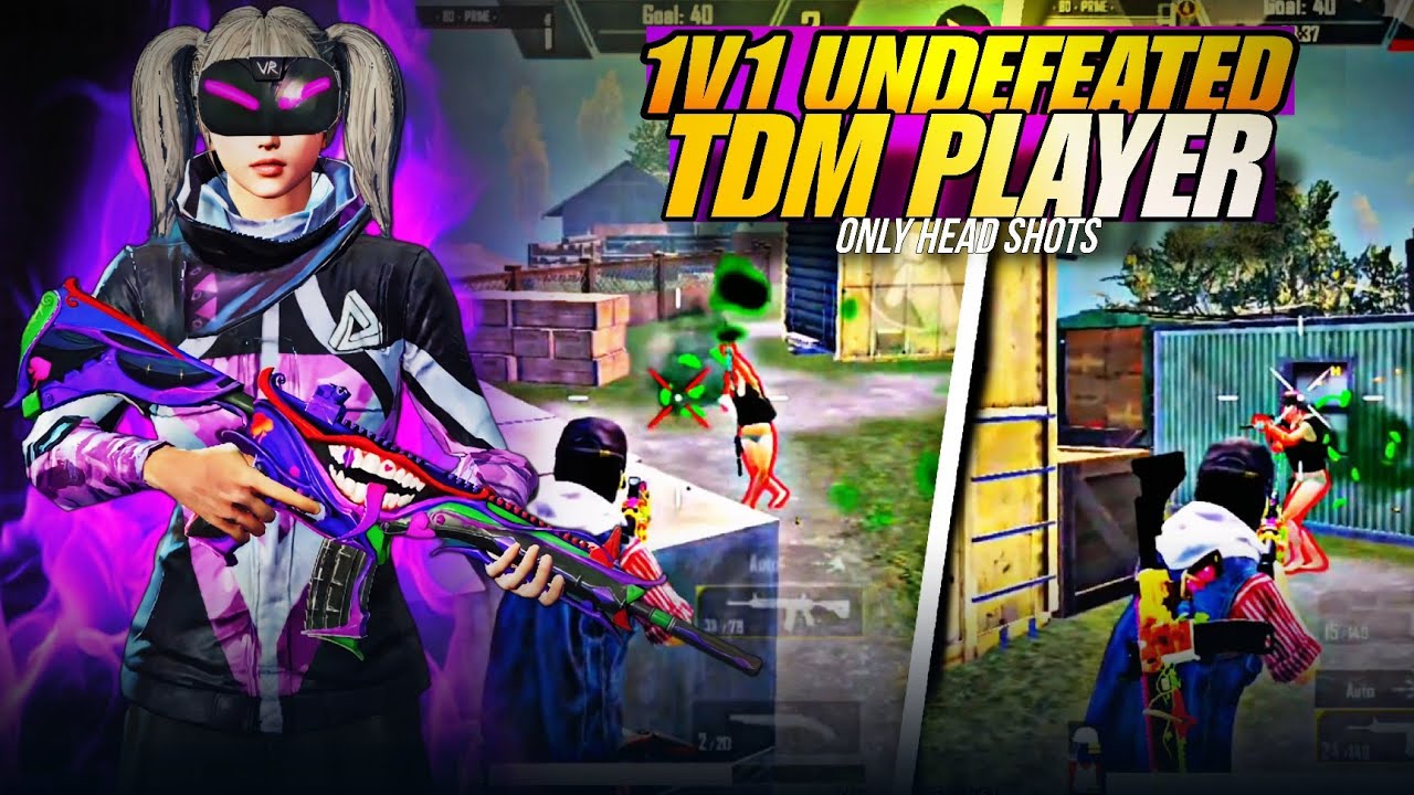 1v1 UNDEFEATED TDM PLAYER 😈 #TDM