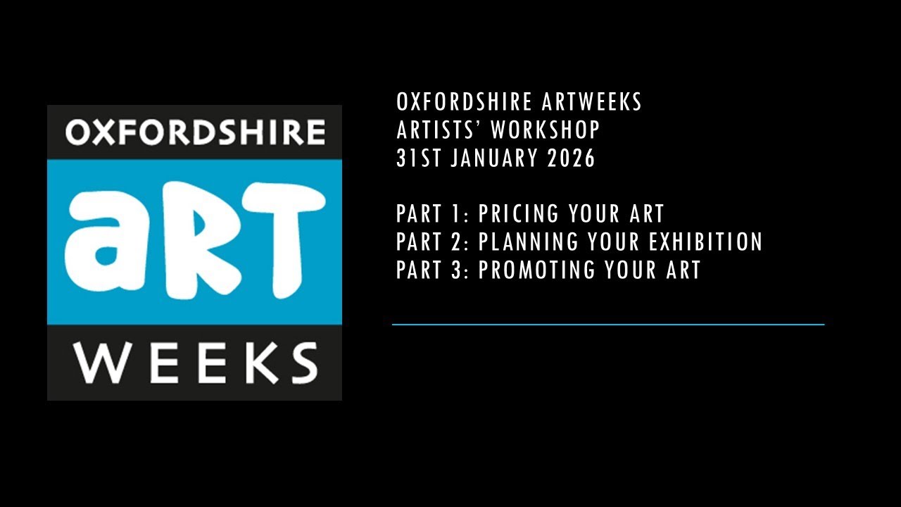 Oxfordshire Artweeks Artists' Workshops 31 Jan 2026