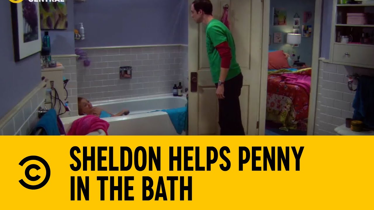 Sheldon Helps Penny In The Bath | The Big Bang Theory | Comedy Central Africa