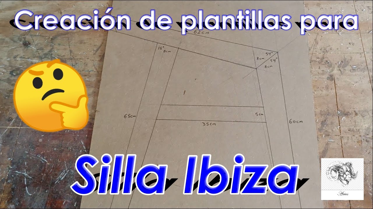 ¿Cómo crear plantillas para silla tipo Ibiza? 