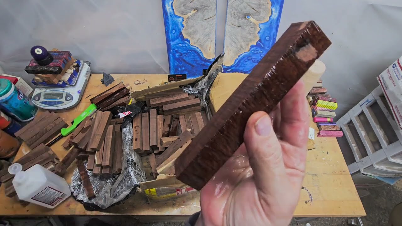 unboxing #gidgee wood from Australia! One of the hardest woods in the world!