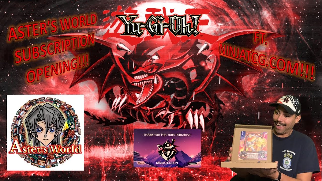YUGIOH ASTER'S WORLD SUBSCRIPTION OPENING FT NINJA TCG!!!