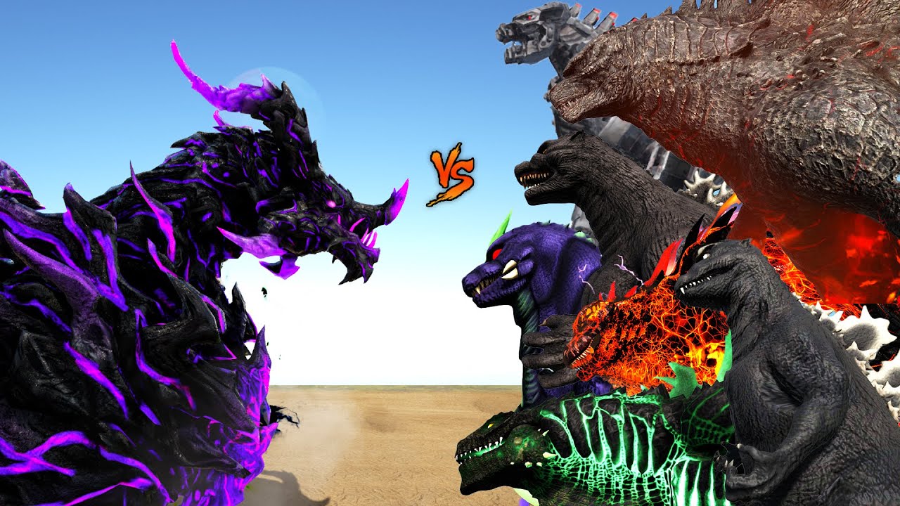 AKUMAS DRAGON GOD vs TEAM GODZILLA