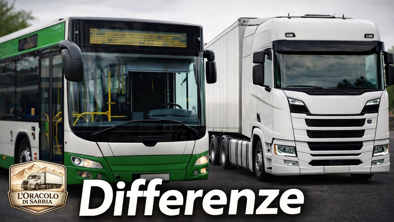 Aspetti positivi e negativi di entrambi i lavori, autobus e camion