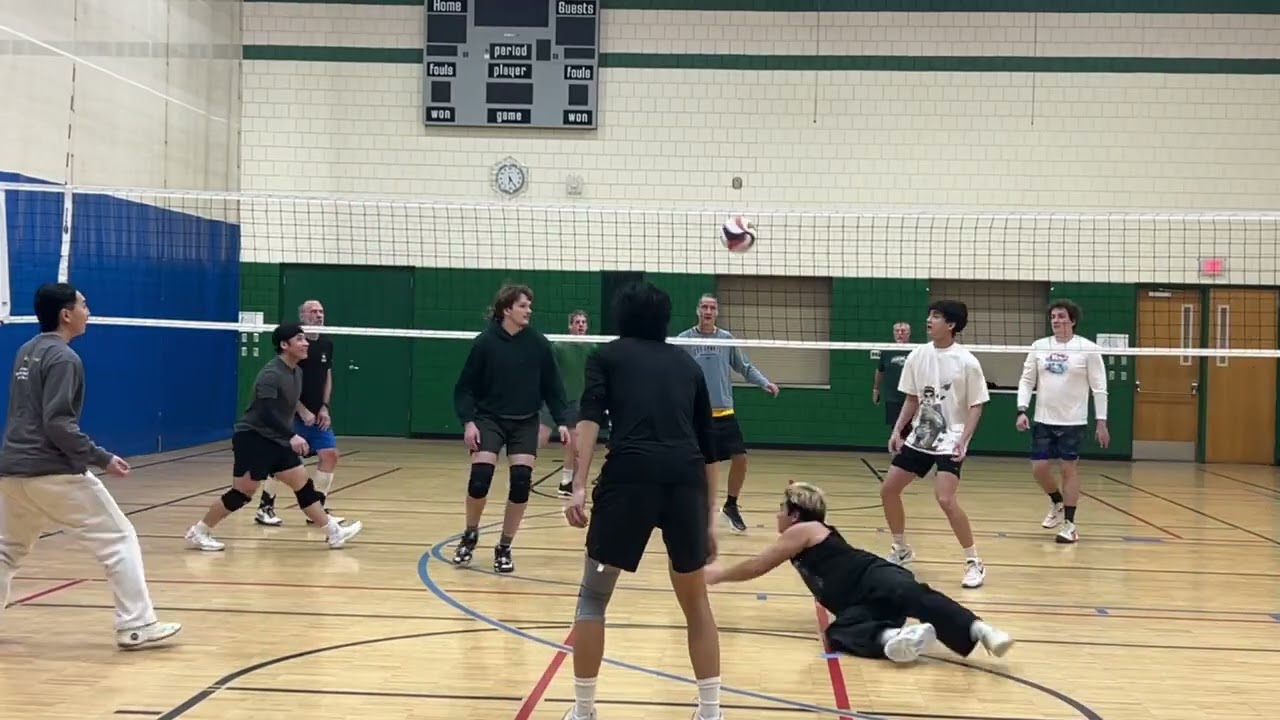 Winter Crystal Volleyball League Week 4 Disbanded vs Boomerang Set 1
