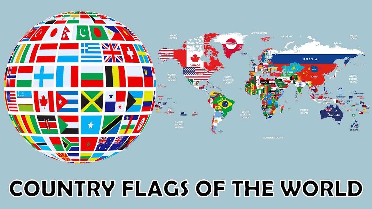 Quốc kỳ các nước trên thế giới - COUNTRY FLAGS OF THE WORLD | TBA English