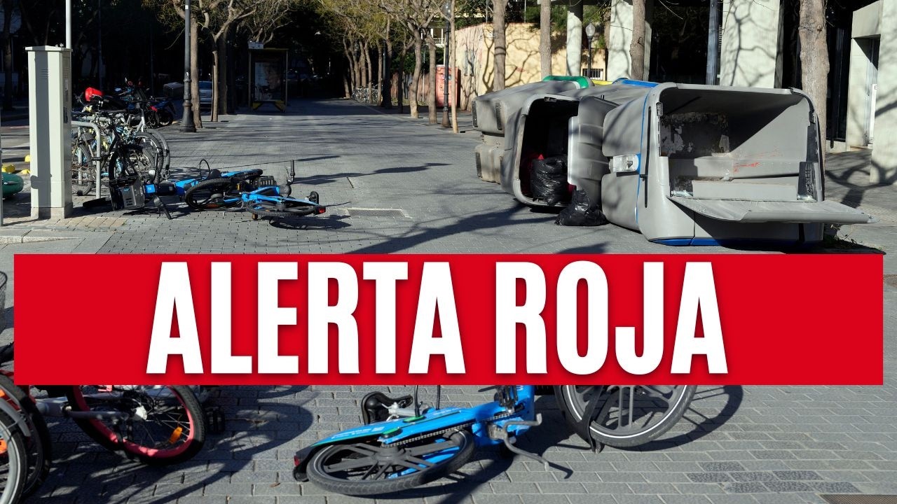 &iexcl;ALERTA ROJA! El VIENTO AZOTA fuerte en la ciudad de Barcelona y la zona del Maresme