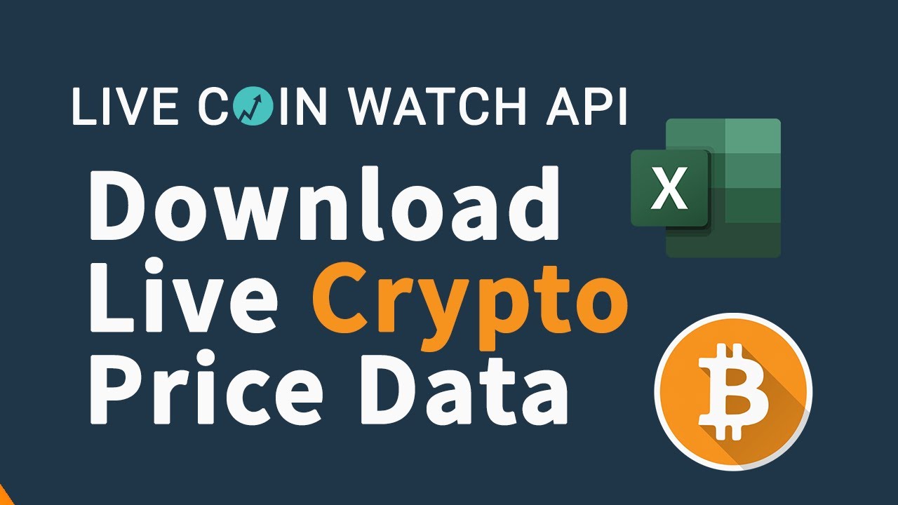 Download Live Crypto Pricing Data In Excel With LiveCoinWatch API (It's FREE)