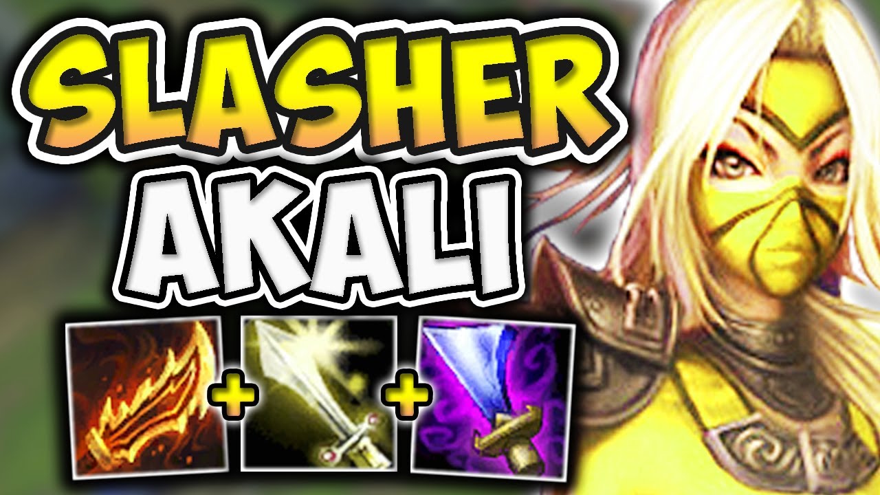 THIS ON-HIT AKALI BUILD HAS INSANE DAMAGE! SLASHER AKALI BUILD MELTS TANKS | League of Legends