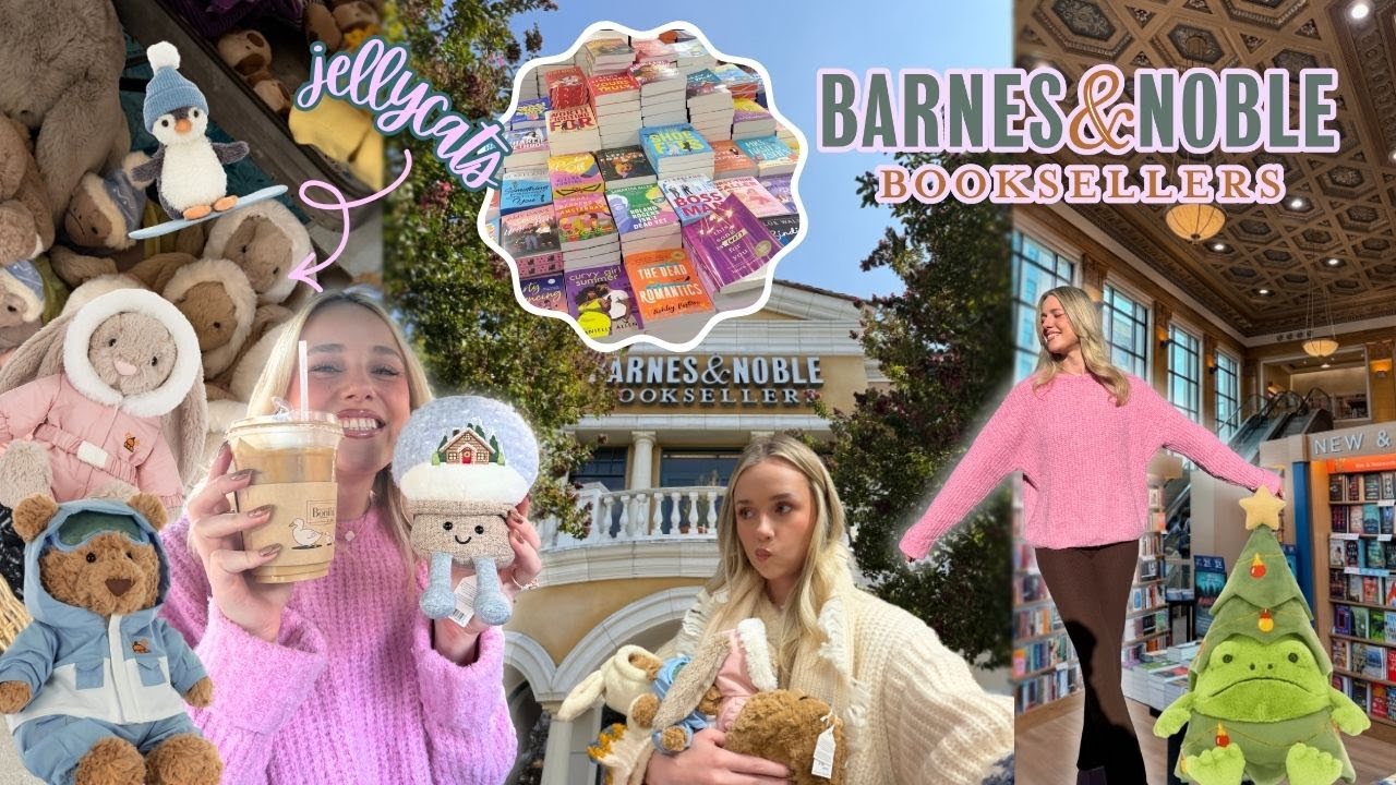 Пойдем со мной в Barnes & Noble и купим все праздничные Jellycats