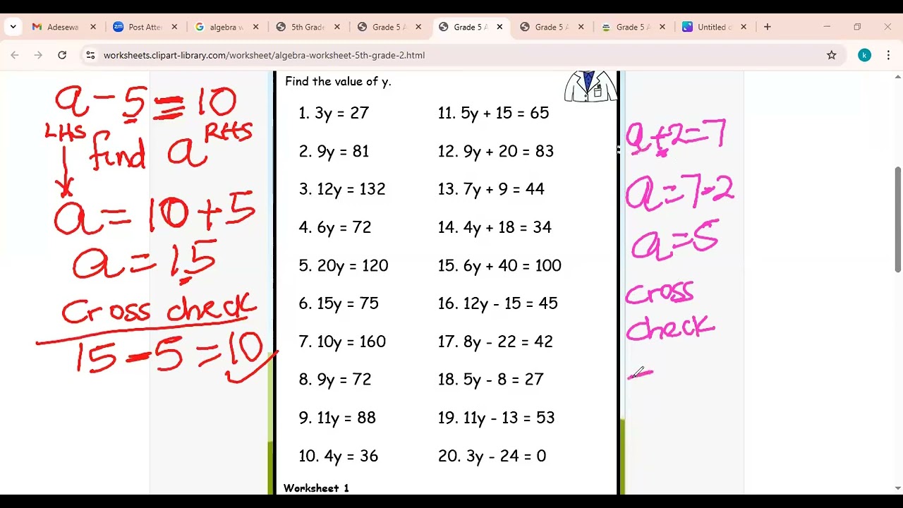 #algebra #simple equations #commonentrance #11plusmaths
