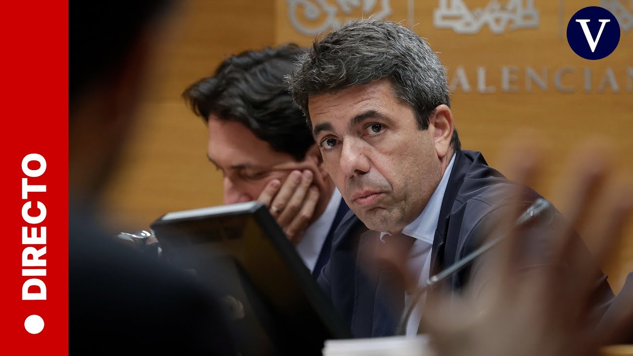 Mazón comparece en la comisión de investigación sobre la dana