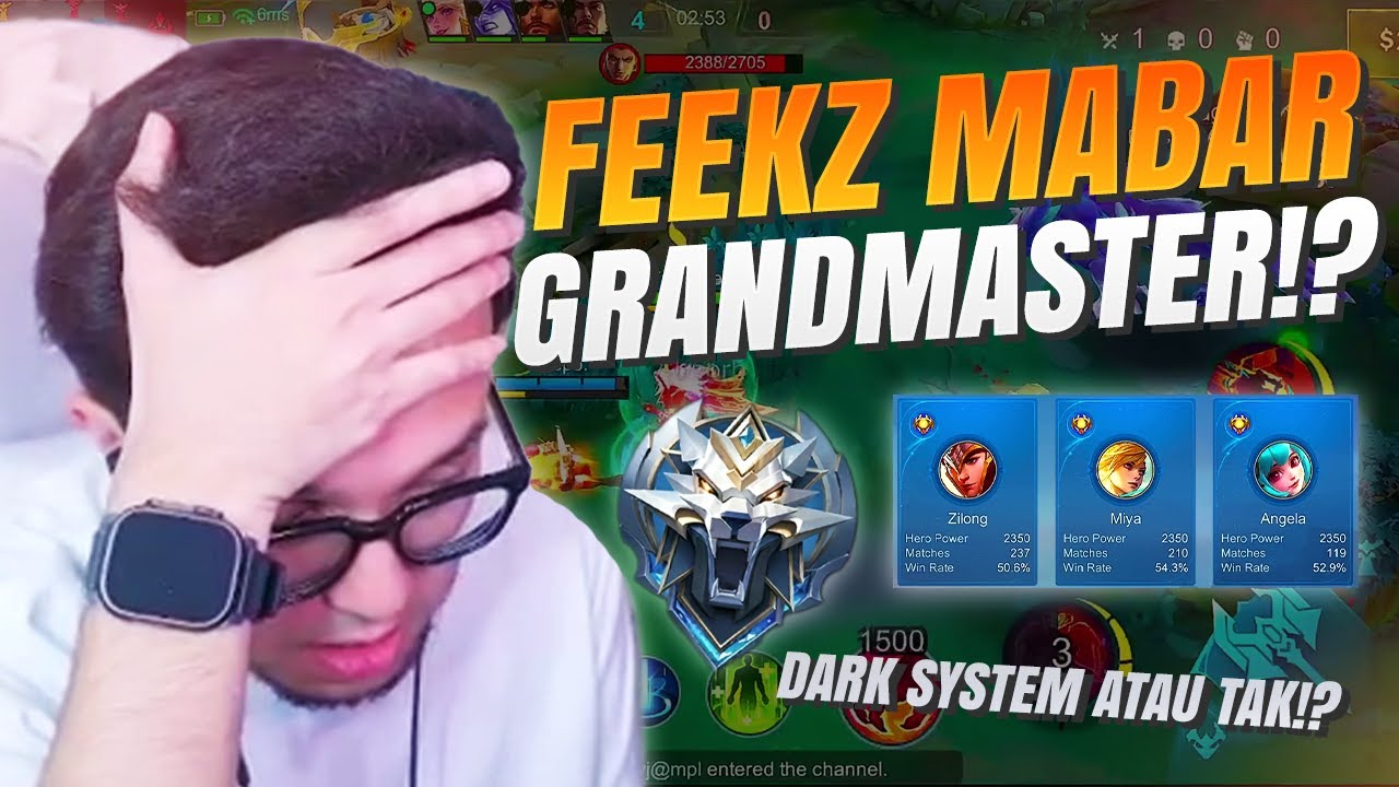 Feekz ketakutan bertemu mabar Grandmaster!? Mampukah Feekz menang!?