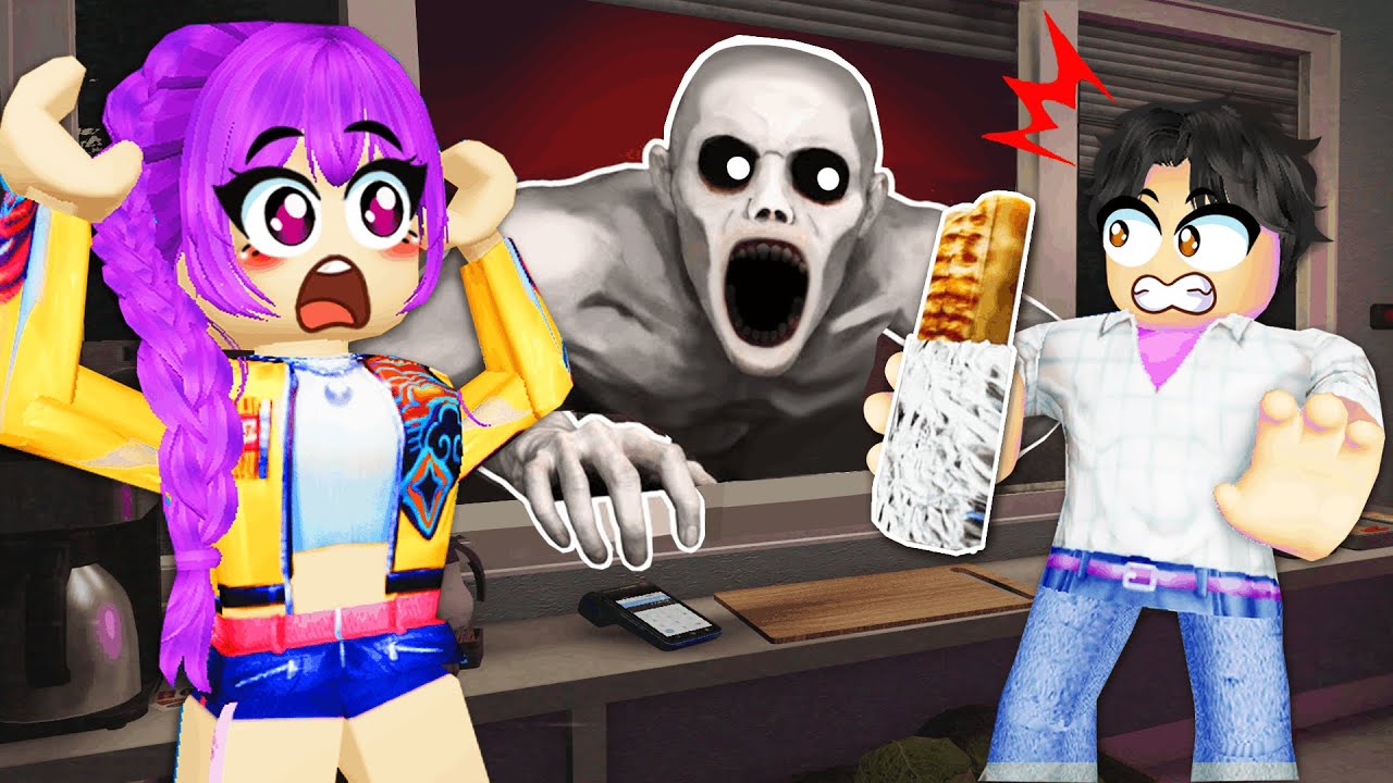 Rumi & Jinu Worked In SHAWARMA KIOSK Roblox AT 3AM... Can They SURVIVE? (Kpop Demon Hunters)