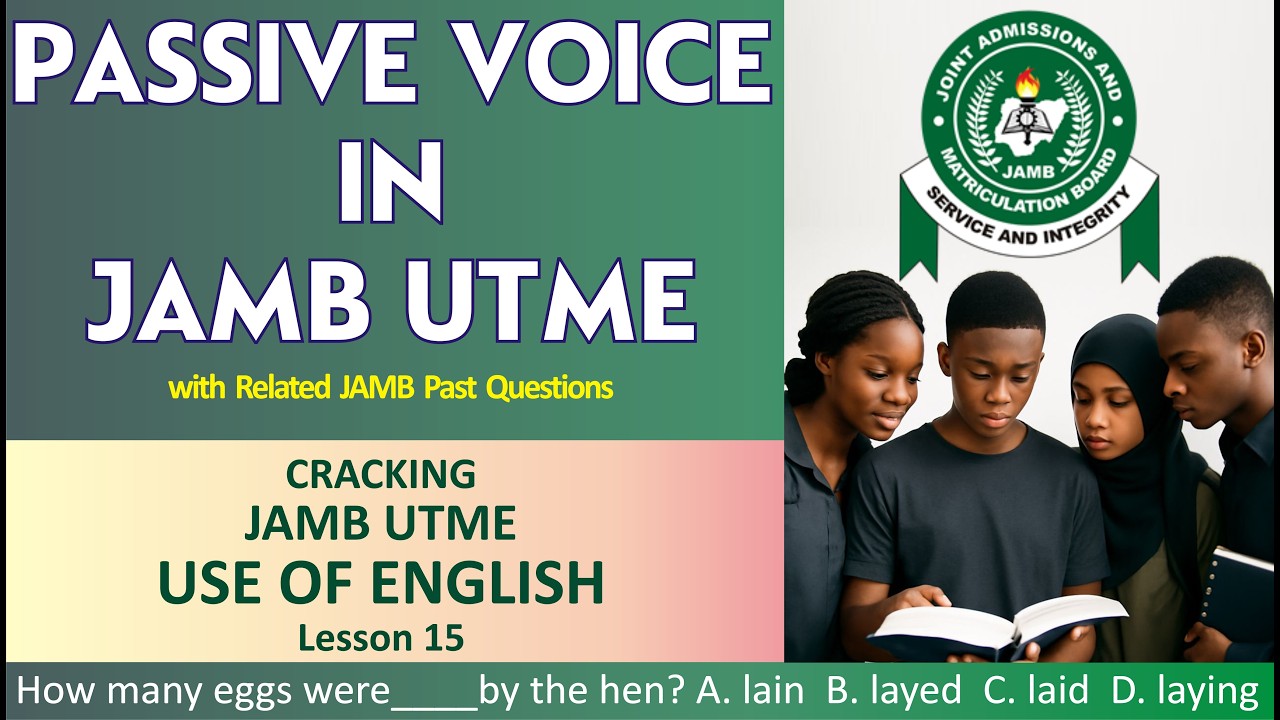 From Confusion to Clarity: Passive Voice for JAMB UTME | JAMB 2026 Use of English Ep14