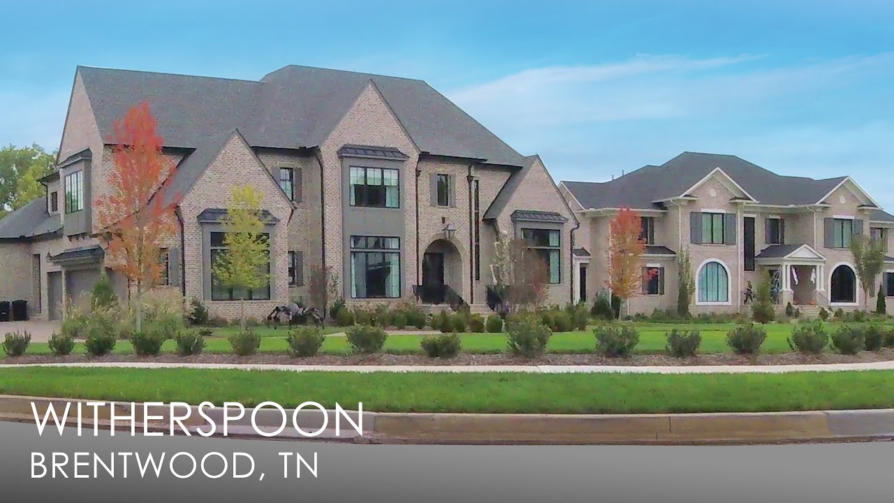 Witherspoon Brentwood, TN (Nashville) Luxury Home Community Tour