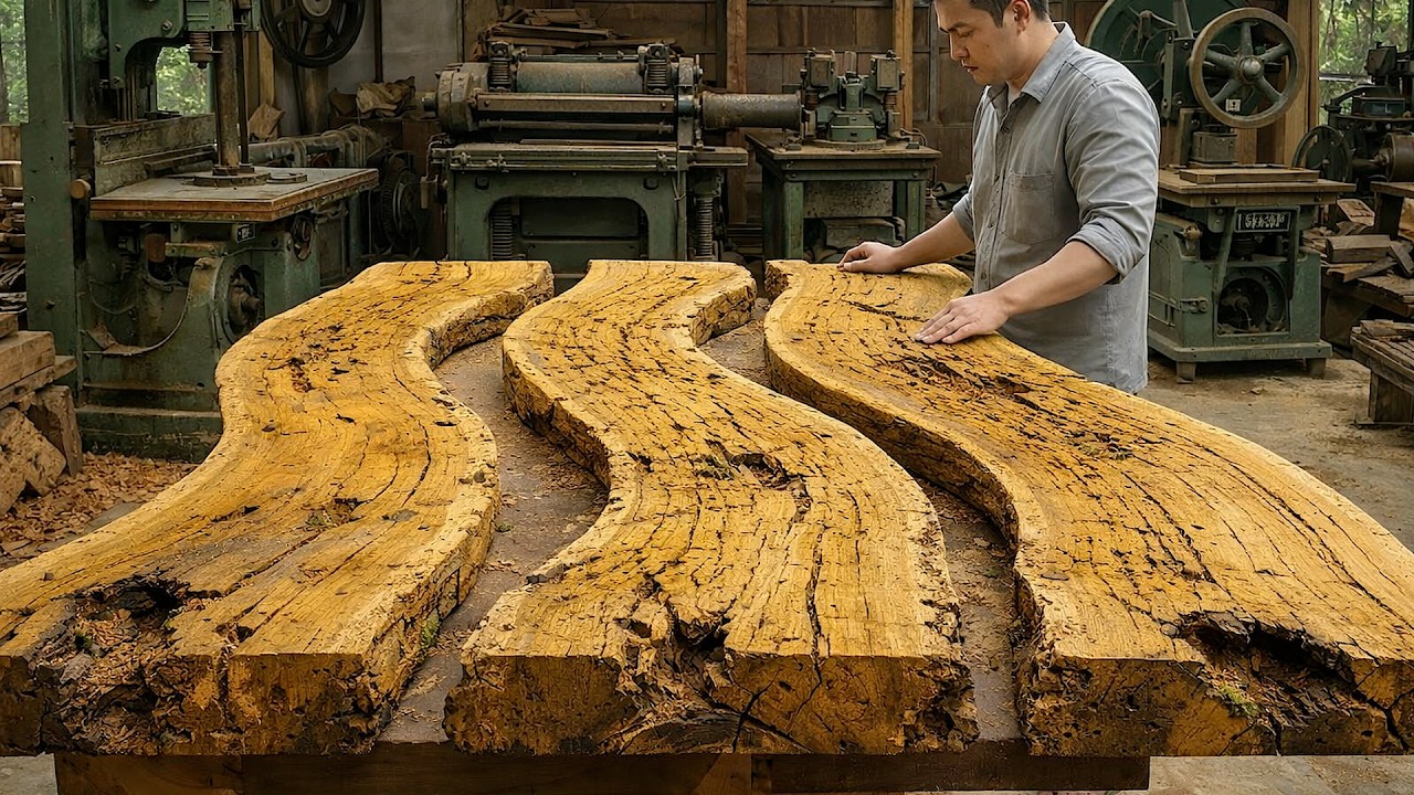From Raw Pieces of Wood to Unique Works of Art from the Skilled Hands of a Young Carpenter