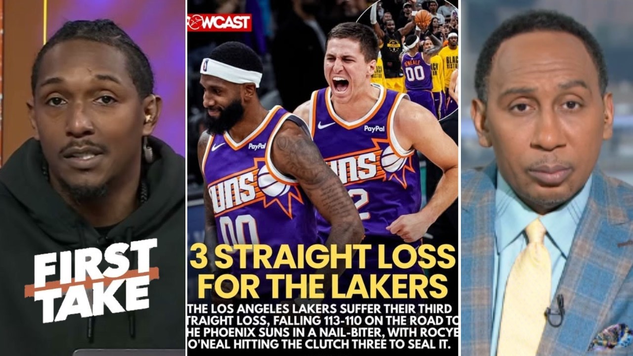 FIRST TAKE | Lakers are FRAUD! - Lou on Luka’s 41 effort can’t save LA from last-second loss to Suns