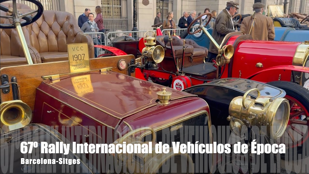 Coche Antiguos de más de 100 años en el Rally Barcelona Sitges 2025