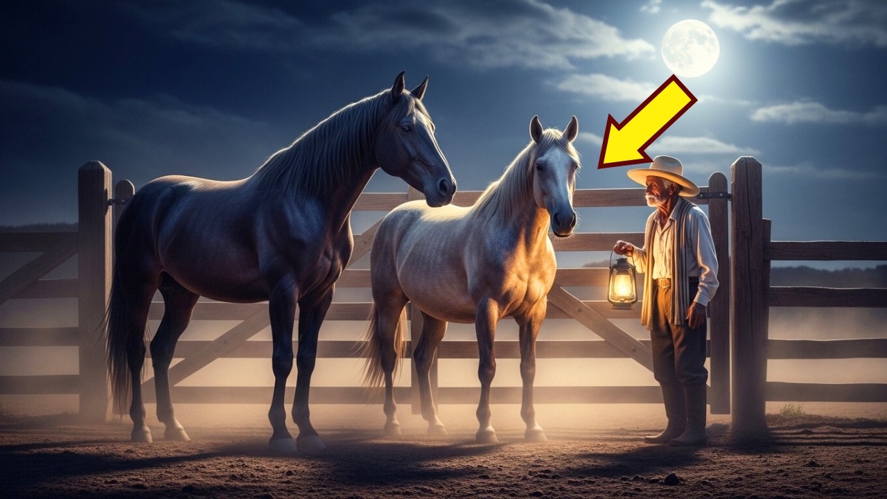 El Caballo Salvaje Llegó al Rancho con su Pareja Preñada — Venían Pidiendo Ayuda