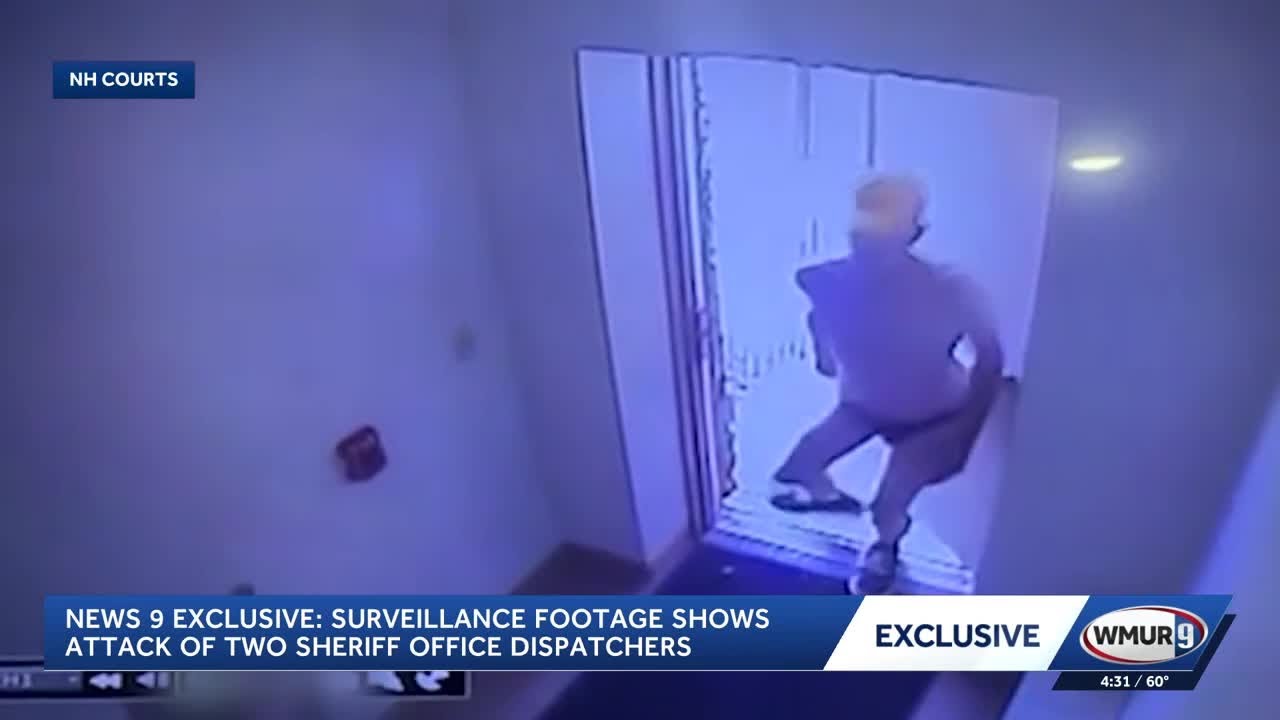Surveillance video shows alleged attack on sheriff's office dispatchers