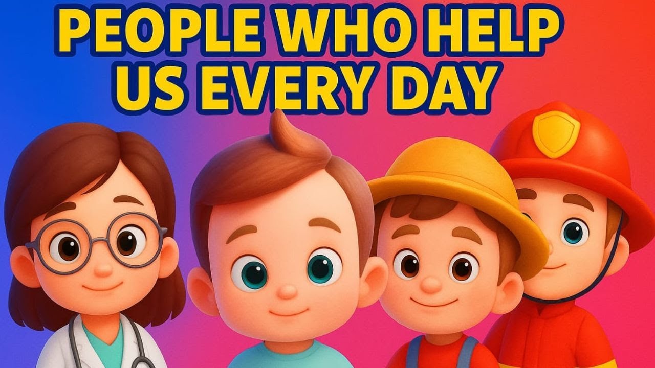 People Who Help Us | Doctor, Teacher, Police, Farmer & More |