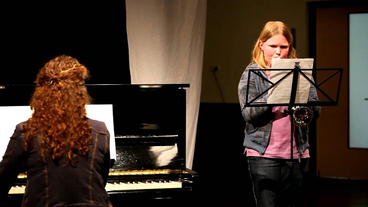 The young artist: Clifford P. Barnes (Trumpet) - Solistenconcours Horst aan de Maas: Els Tielen