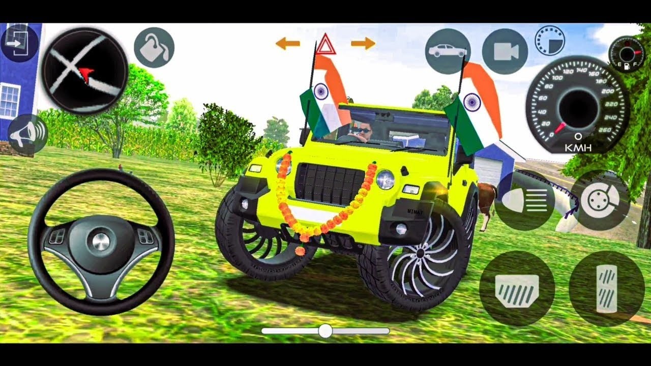 Modified Mahindra Thar😈Games:Indian Yellow Thar (Gadi Wala Games) Car Game Android Game - #2025​