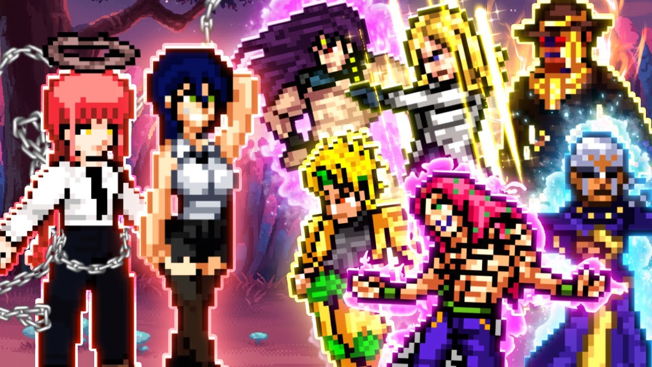 Макима и Резе против всех злодеев JoJo | Дьяволы против пользователей стендов
