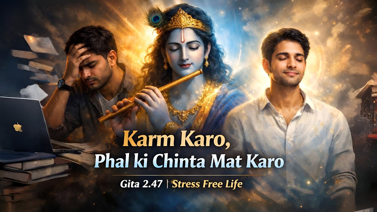 कर्म करो, फल की चिंता मत करो | कर्मयोग का रहस्य | #bhagavadgita  Gita Chapter 2 Verse 47